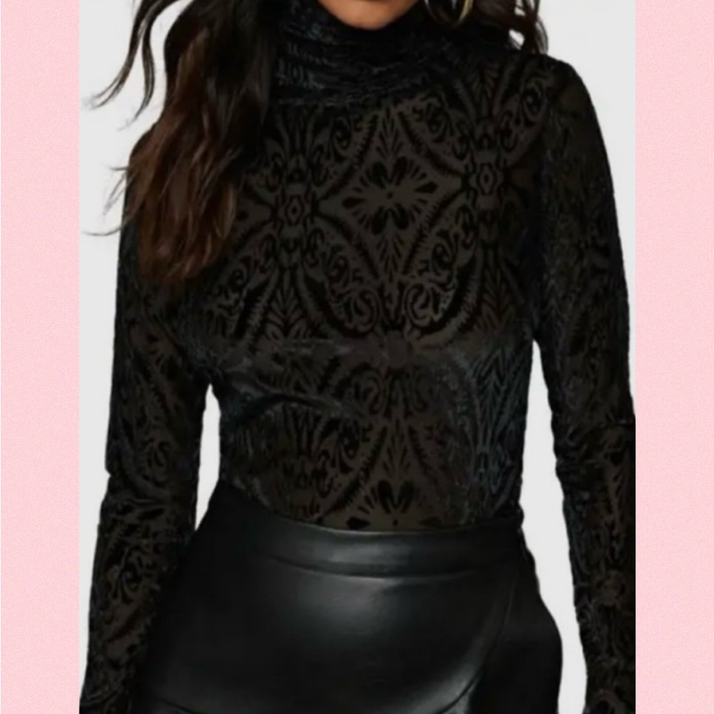 💖Velvet Burnout Top💖
